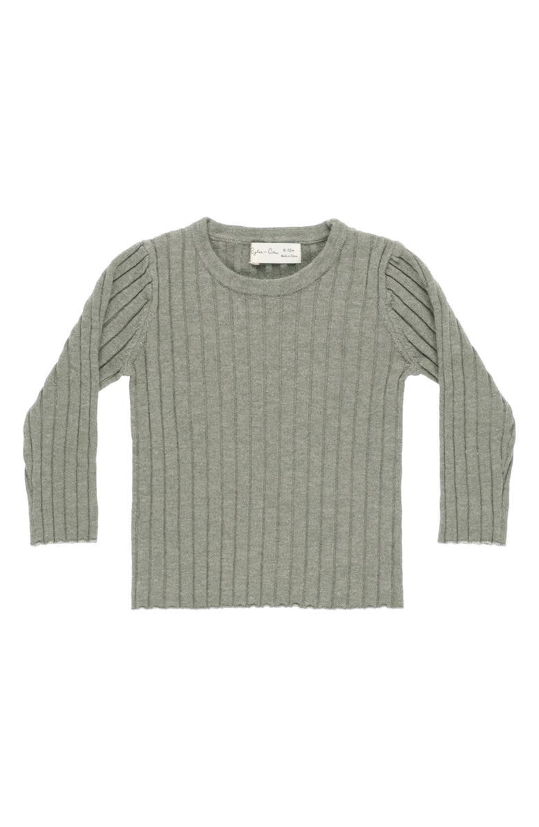 Rylee + Cru Kids' Knit Sweater, Main, color, Laurel
