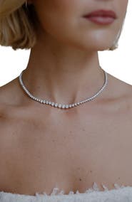 Untamed Petals High Society Tennis Necklace