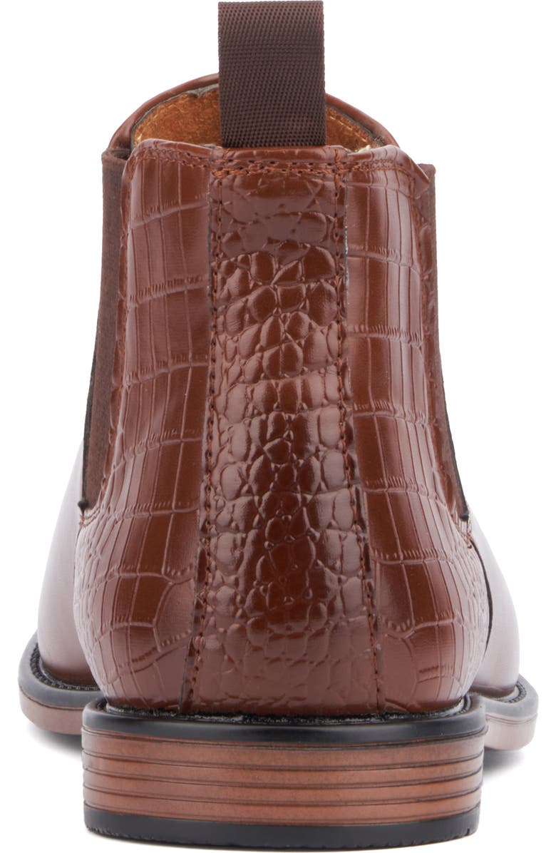 NEW YORK AND COMPANY Enzo Chelsea Boot, Alternate, color, Cognac