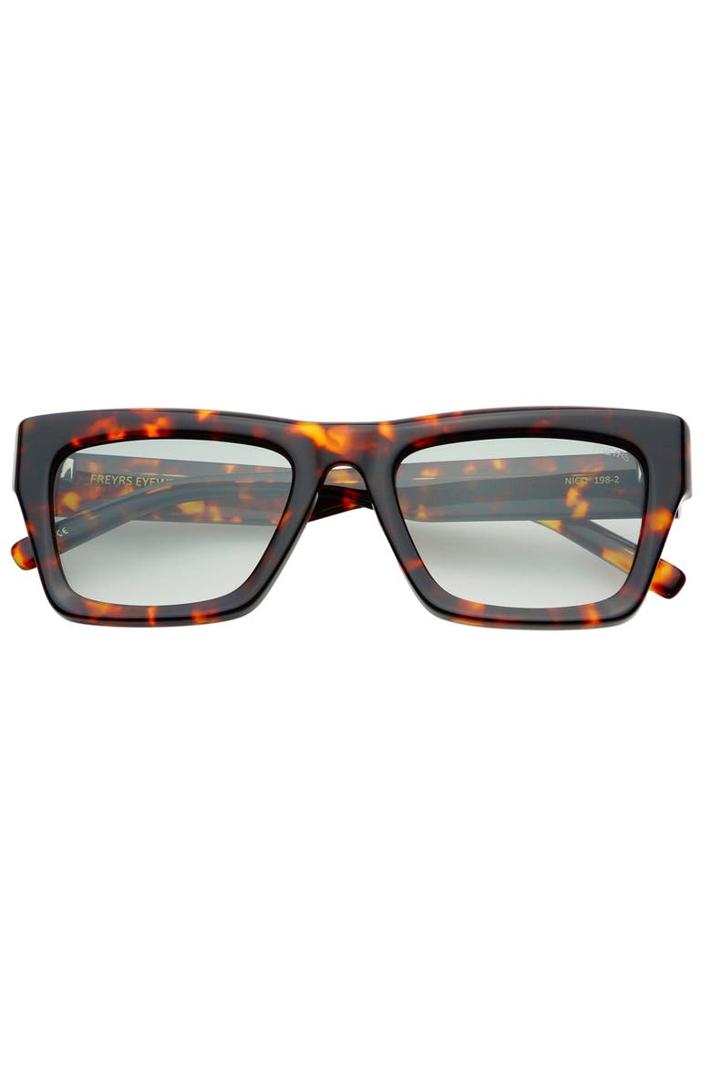 FREYRS Eyewear Nico Square Sunglasses, Main, color, Tortoise