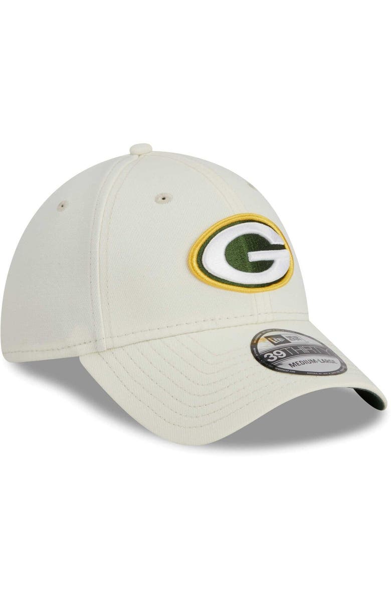 New Era Men's New Era Cream Green Bay Packers Classic 39THIRTY Flex Hat, Alternate, color, 