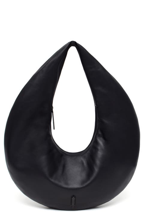 Ceil Leather Hobo Bag