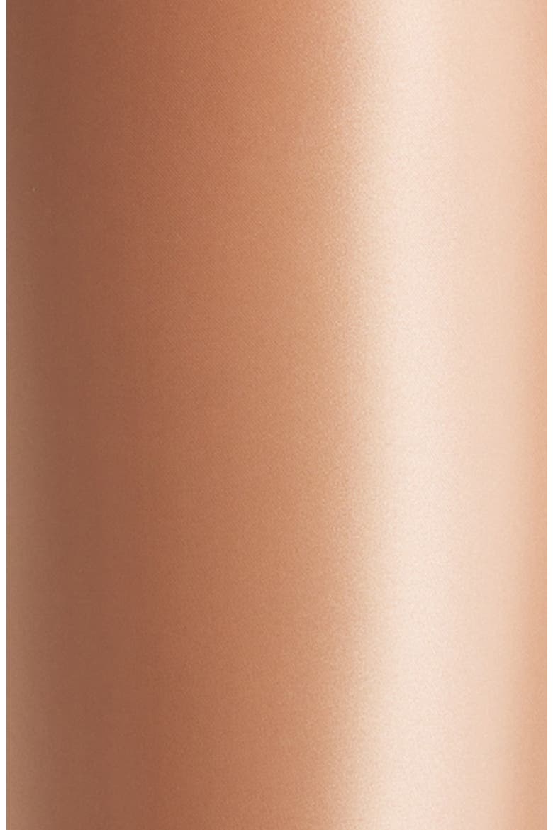 Mercury Shiny Opaque High Waist Tights, Alternate, color, TAN
