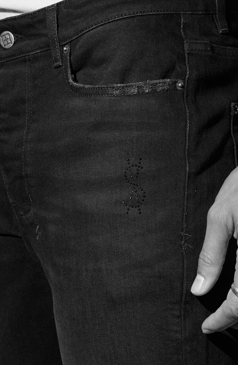 Ksubi Chitch Apex Krystal Slim Fit Jeans, Alternate, color, 