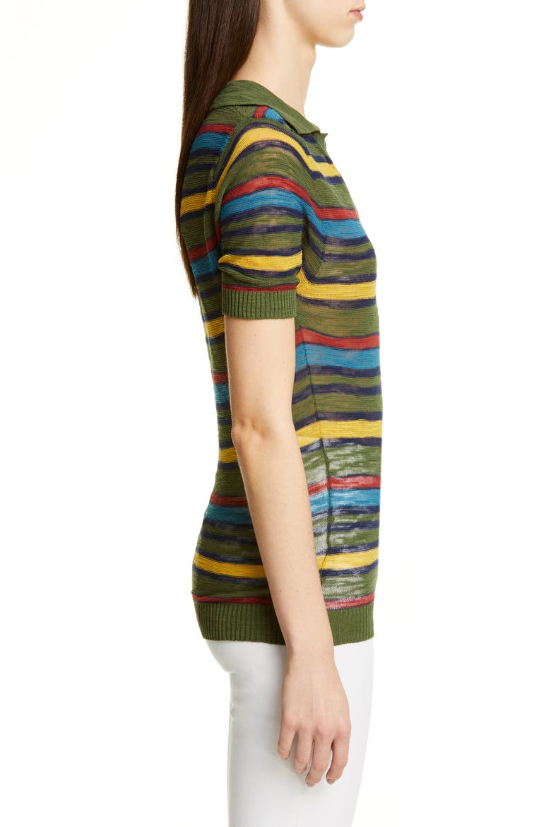 Ray Stripe Polo, Alternate, color, MULTICOLOR