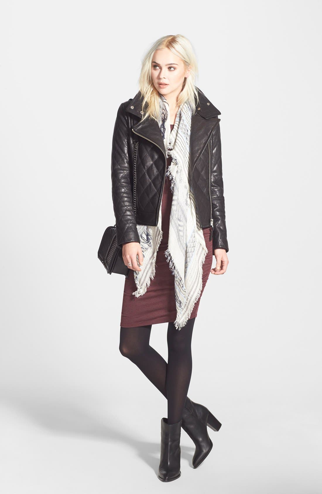 Rebecca Minkoff Chevron Quilted Love Crossbody Bag, Alternate, color, 