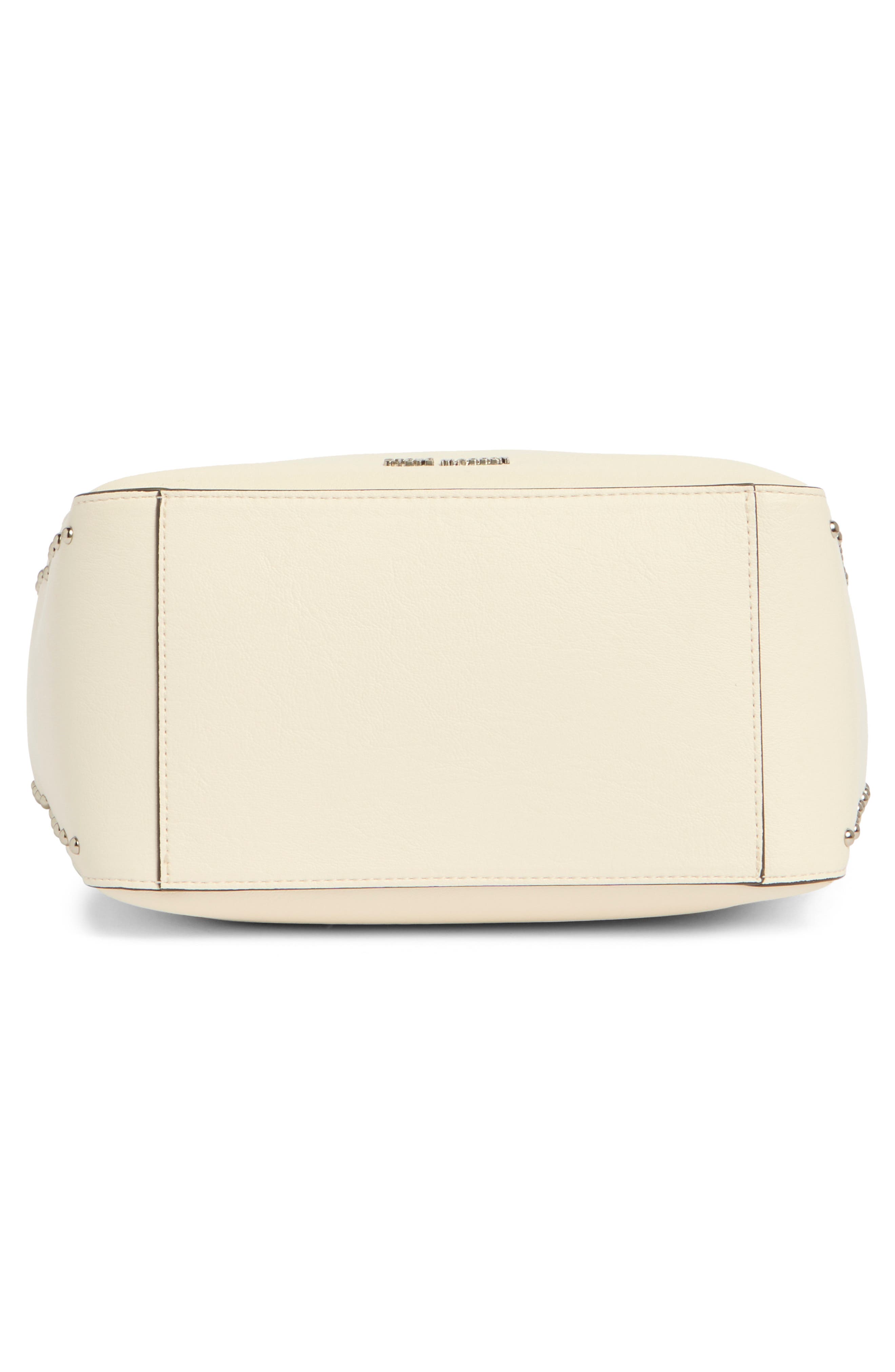 Steve Madden Suri Faux Leather Bucket Bag, Alternate, color, Ivory