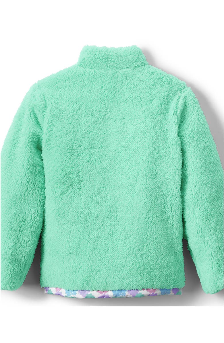 Lands' End Girls Reversible Fleece Puffer Jacket, Alternate, color, 