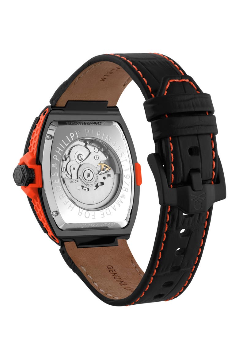 The Skeleton 2.0 Watch, 44mm, Alternate, color, BLACK