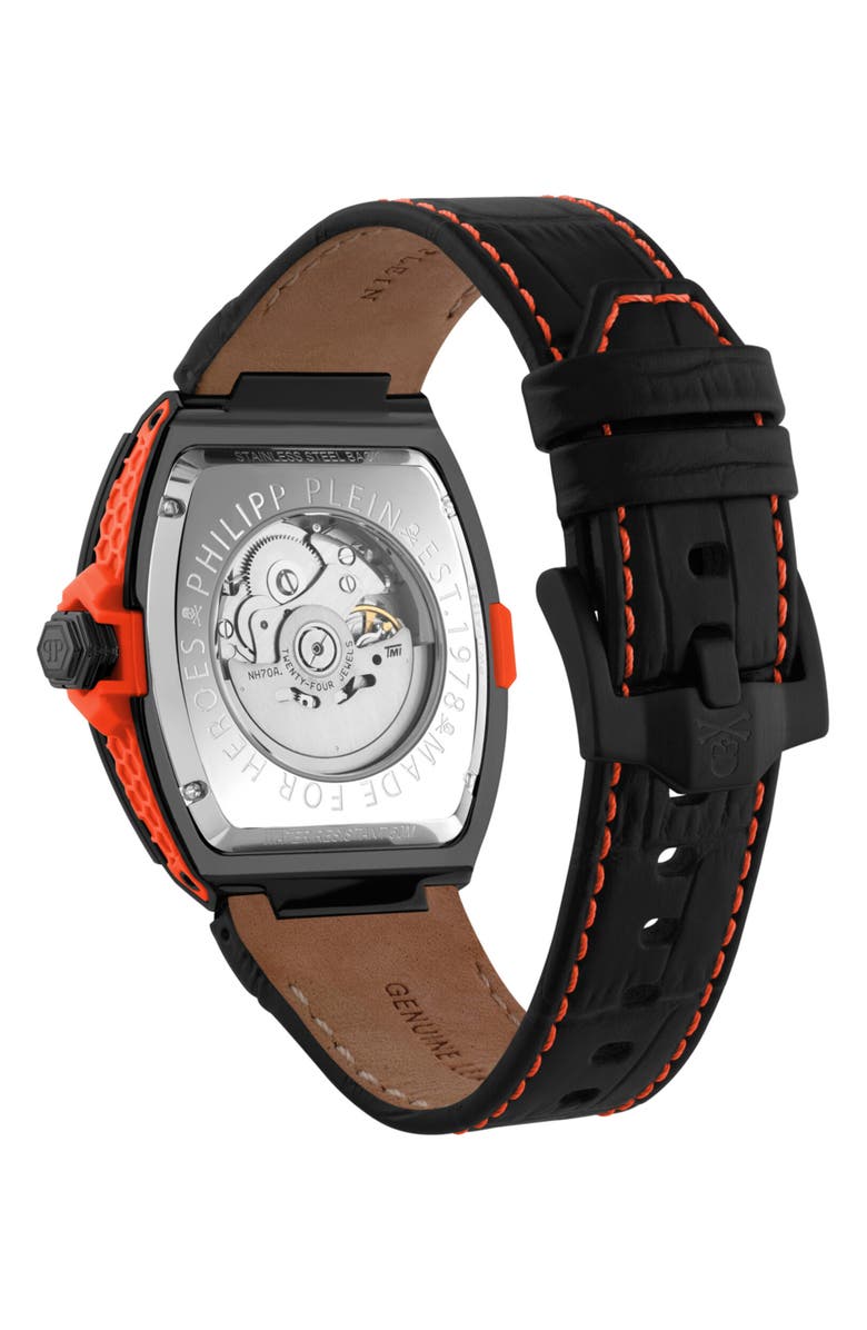 PHILIPP PLEIN The Skeleton 2.0 Watch, 44mm, Alternate, color, Black