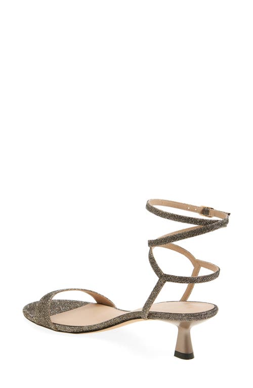 Stuart Weitzman Nudist Wrap Sandal In New Pyrite