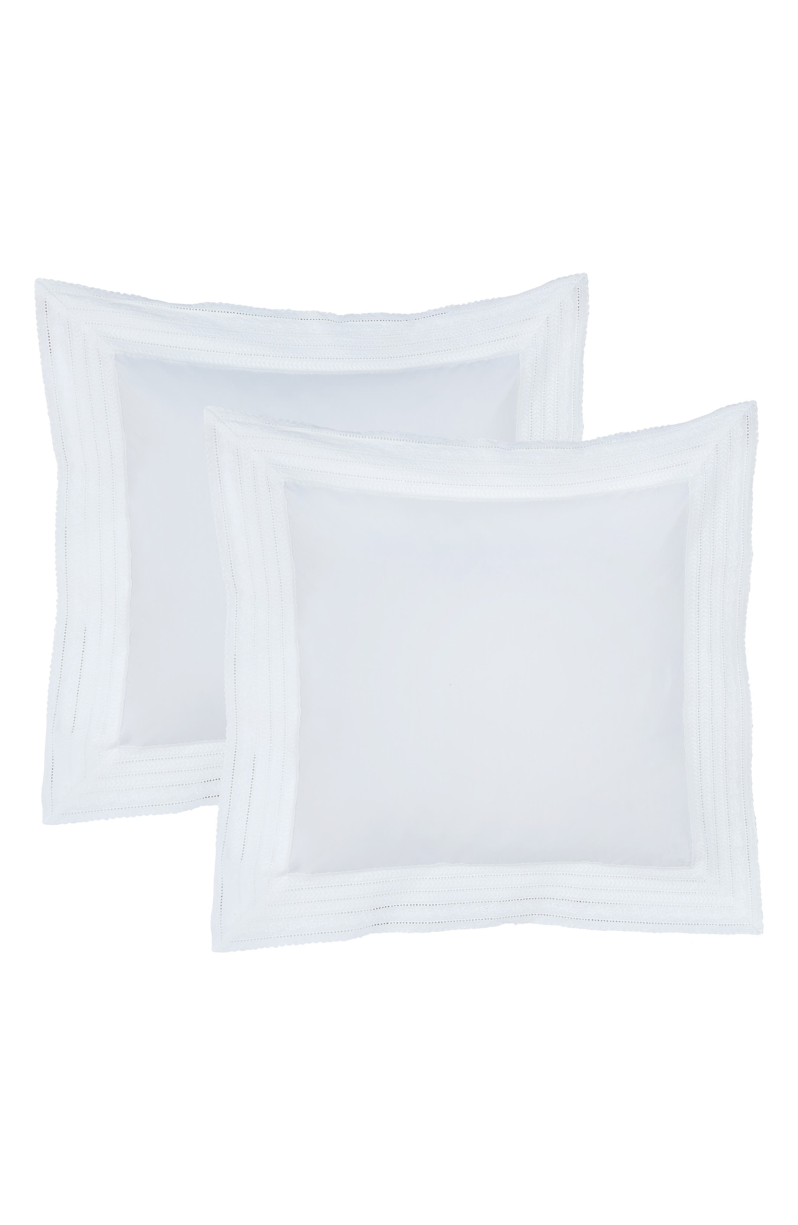 MELANGE HOME Elizabeth Lace Euro Shams