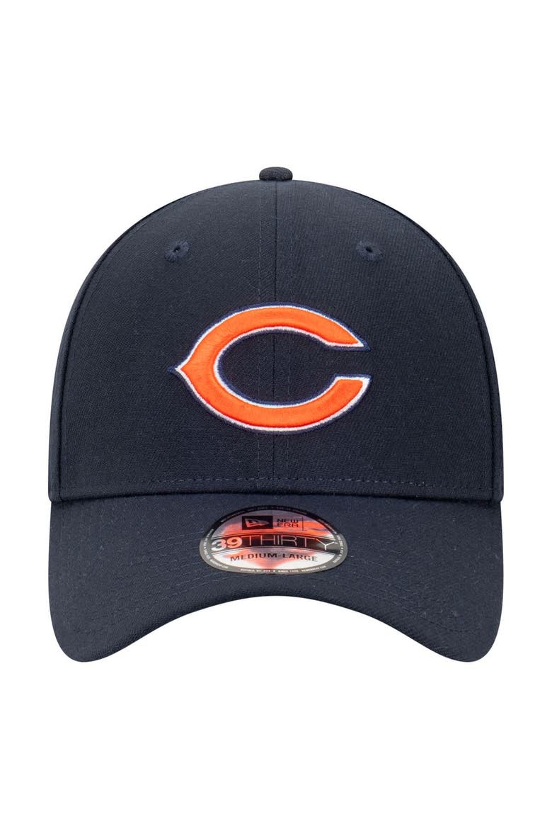 Men's New Era  Navy Chicago Bears Core Team 39THIRTY Flex Hat, Alternate, color, Navy