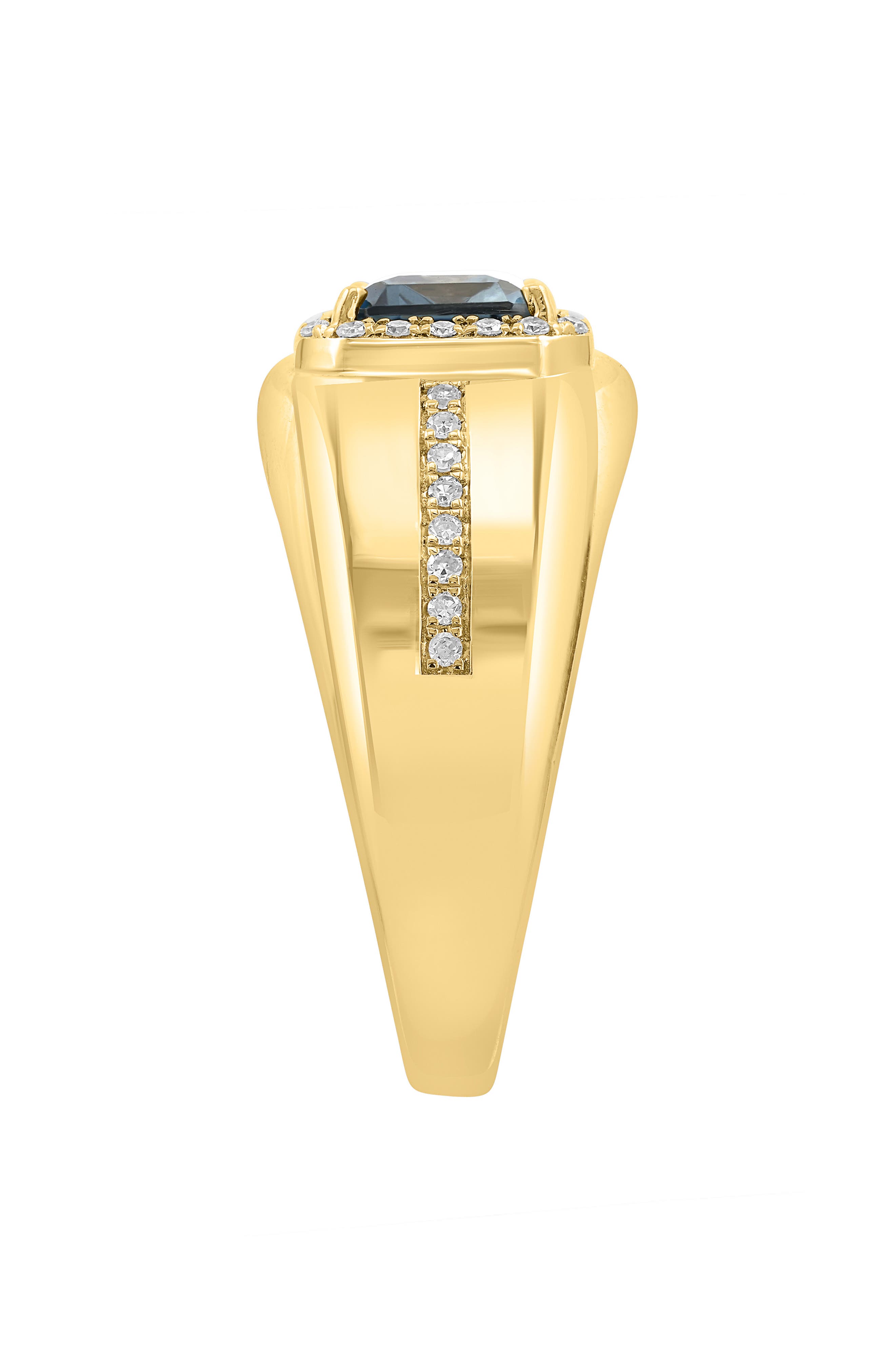 EFFY London Blue Topaz & Diamond Ring - 0.16ct. (Women) | Nordstromrack