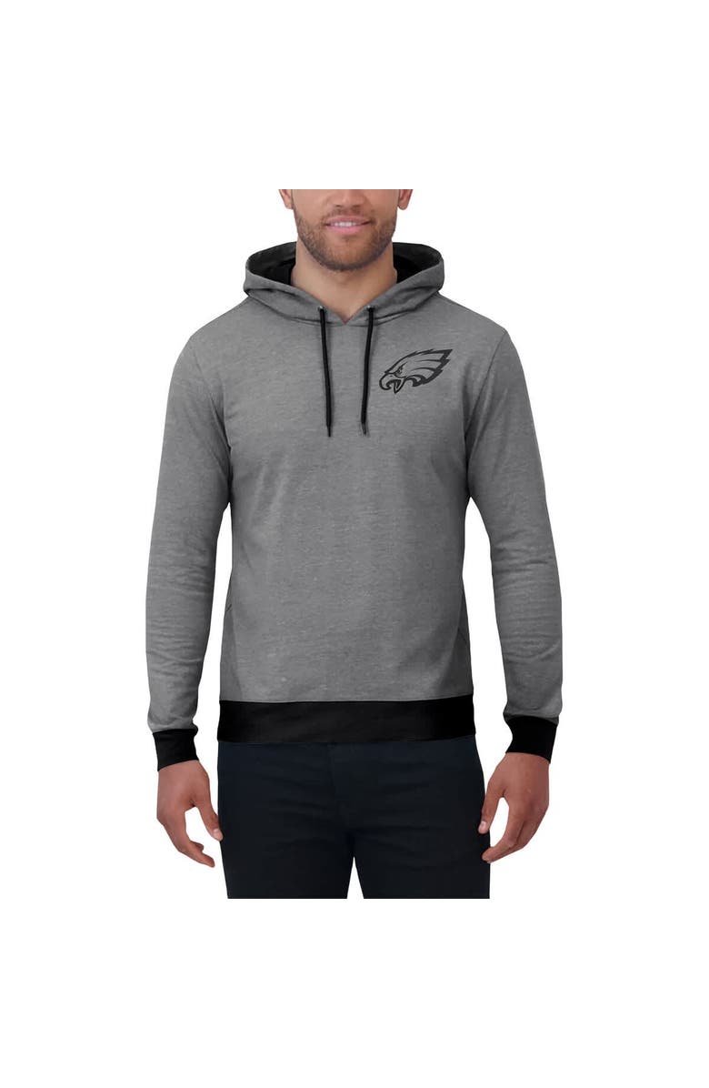 Darius Rucker Collection by Fanatics Men's Darius Rucker Collection by Fanatics Gray Philadelphia Eagles Tonal Knit Pullover Hoodie, Alternate, color, Heather Gray