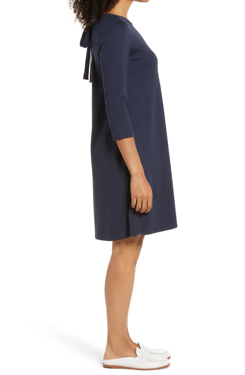 1901 Tie Back Stripe Knit Dress, Alternate, color, 