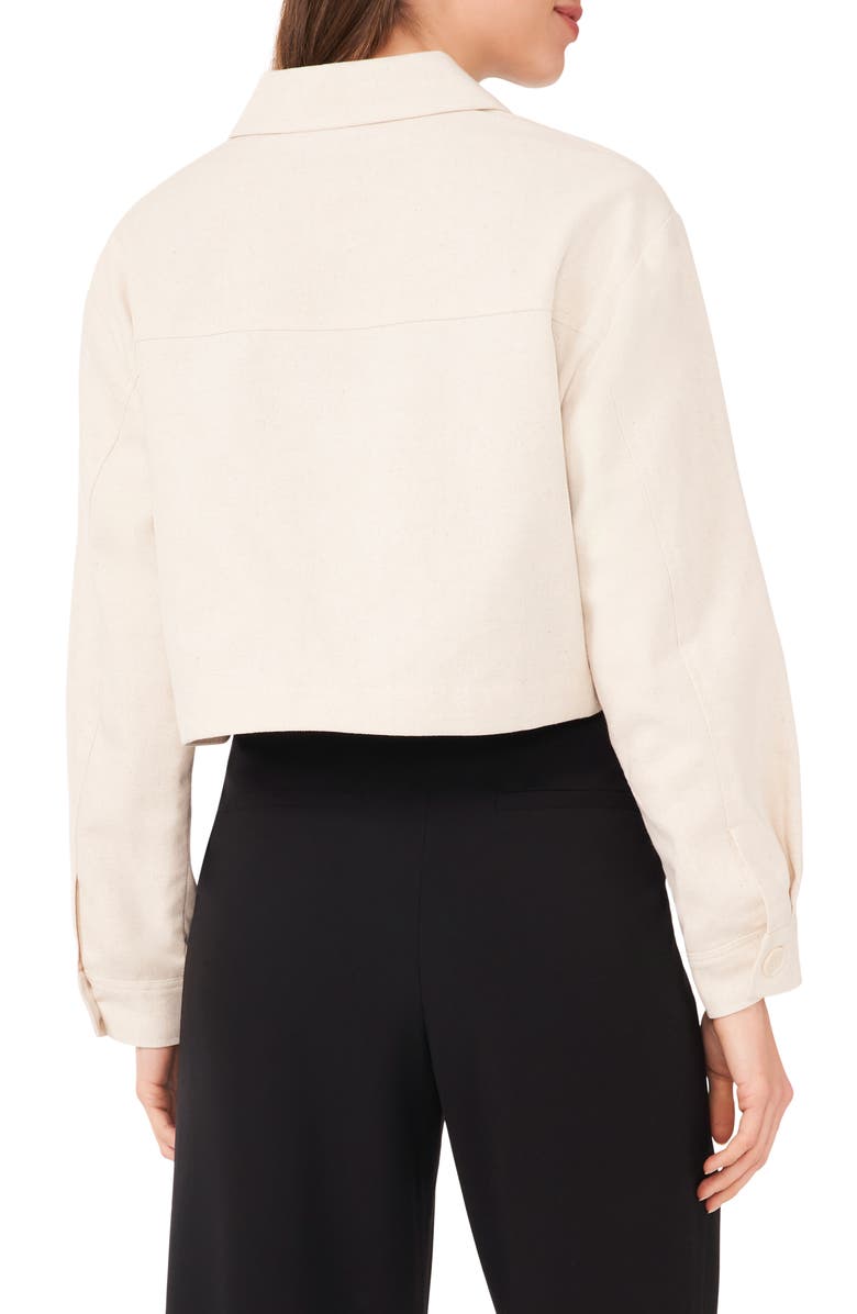 Halogen<sup>®</sup> Patch Pocket Cropped Jacket, Alternate, color, Natural Beige