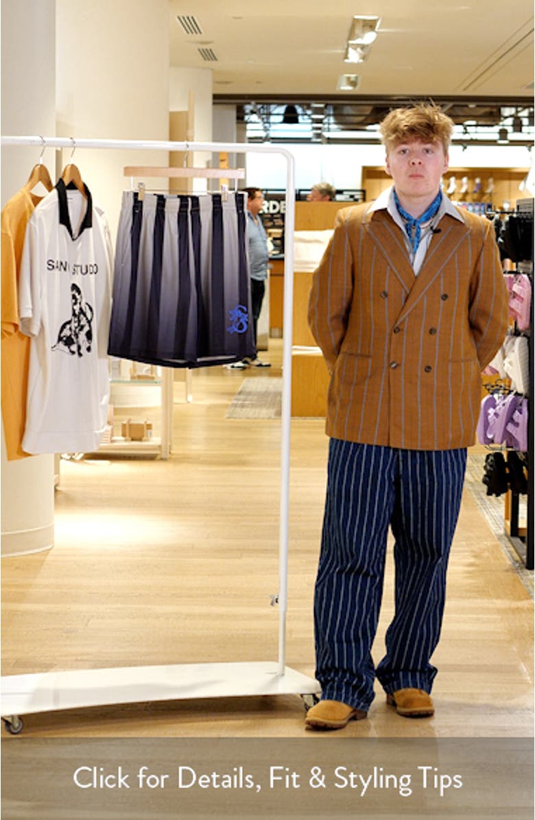 Team Palermo Stripe Mesh Soccer Shorts, sales video thumbnail