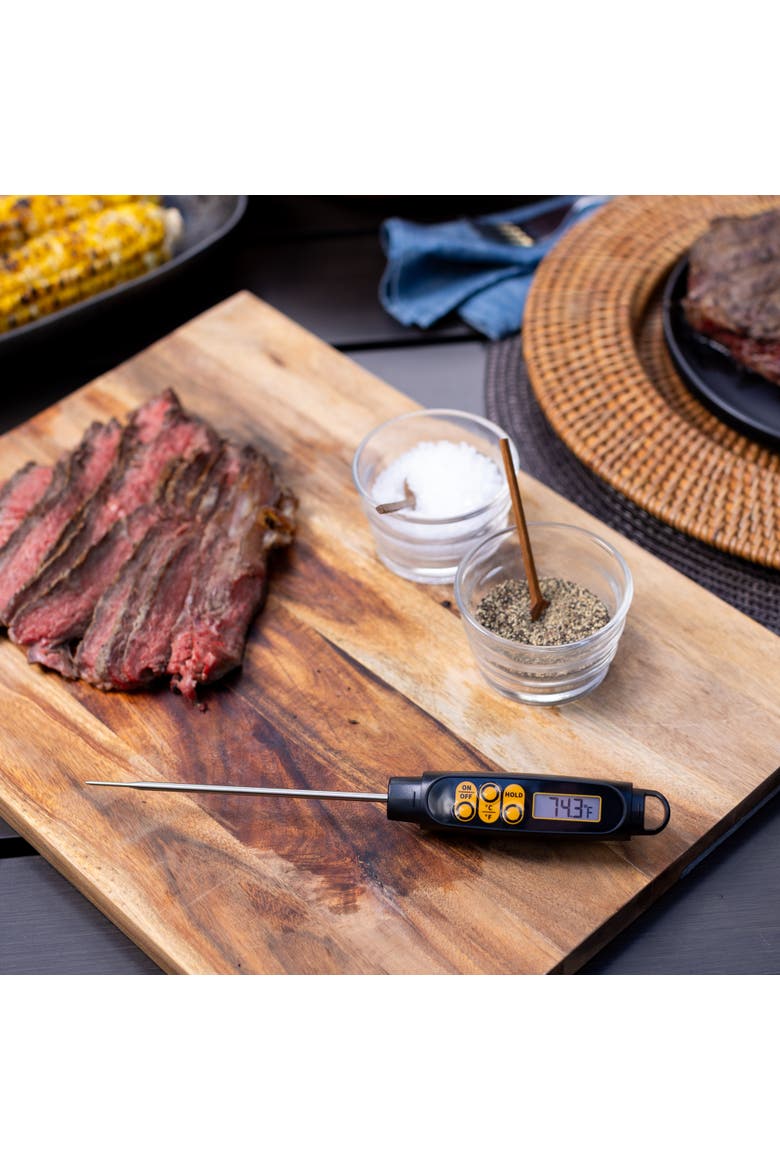 Digital Long Stem Instant Read Thermometer, Alternate, color, Black