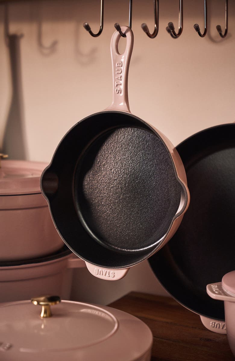 Staub 11-Inch Enameled Cast Iron Traditional Skillet, Alternate, color,