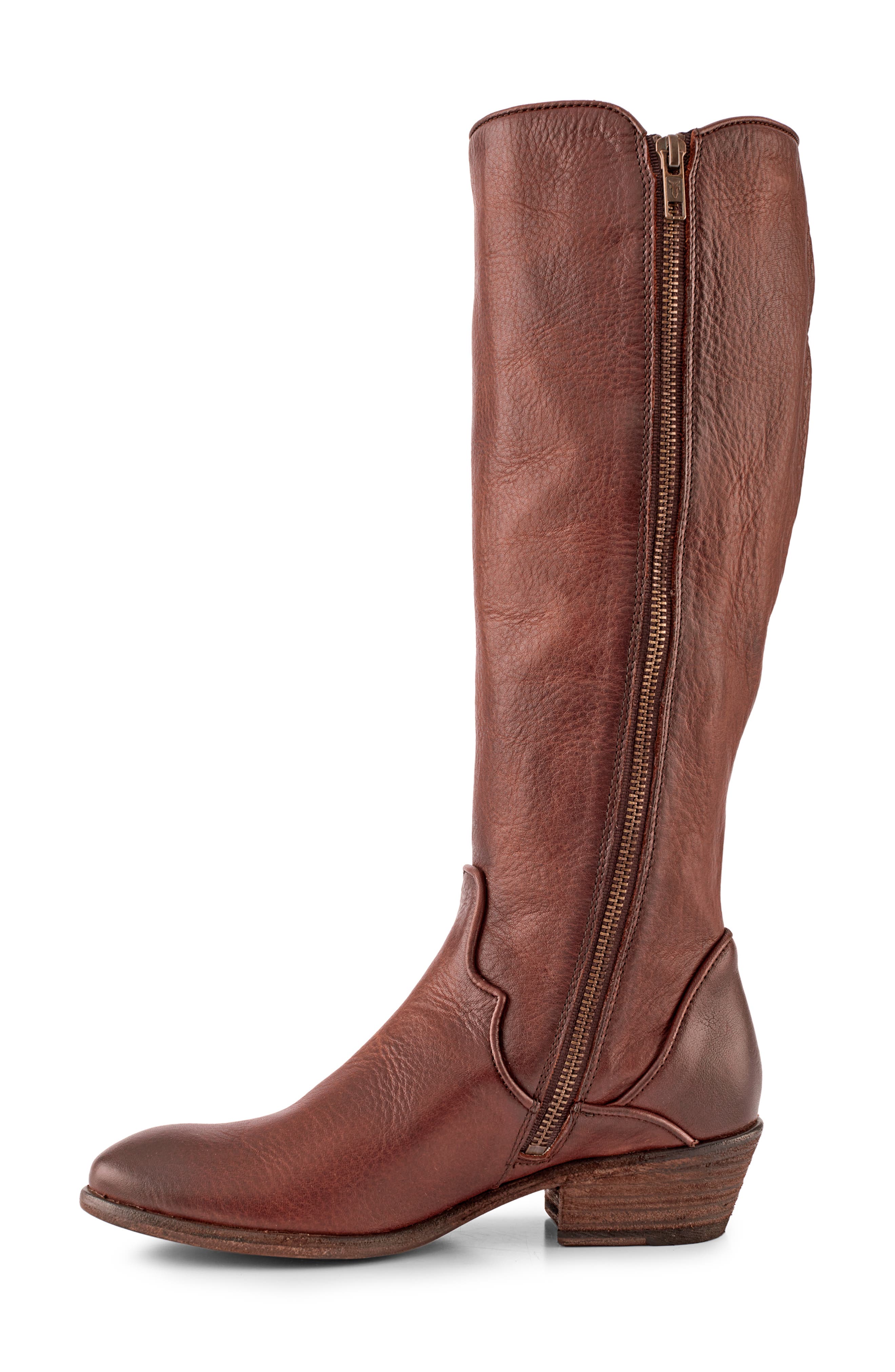 Frye Carson Piping Knee High Boot, Alternate, color, 
