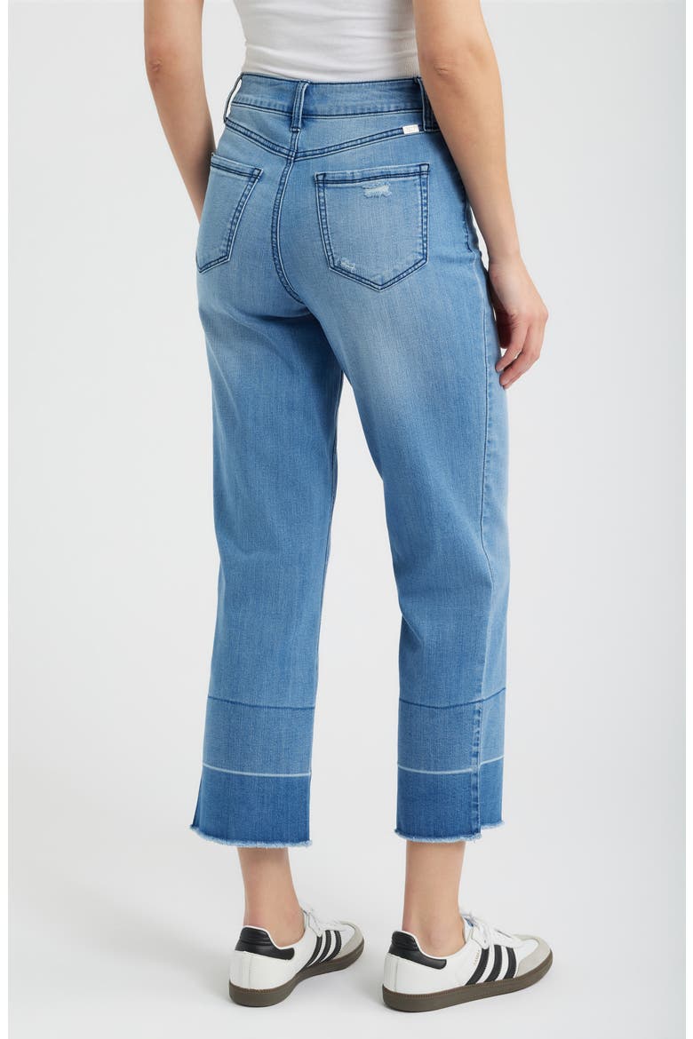 Tomboy Raw Hem Straight Leg Jeans, Alternate, color, LUCIA