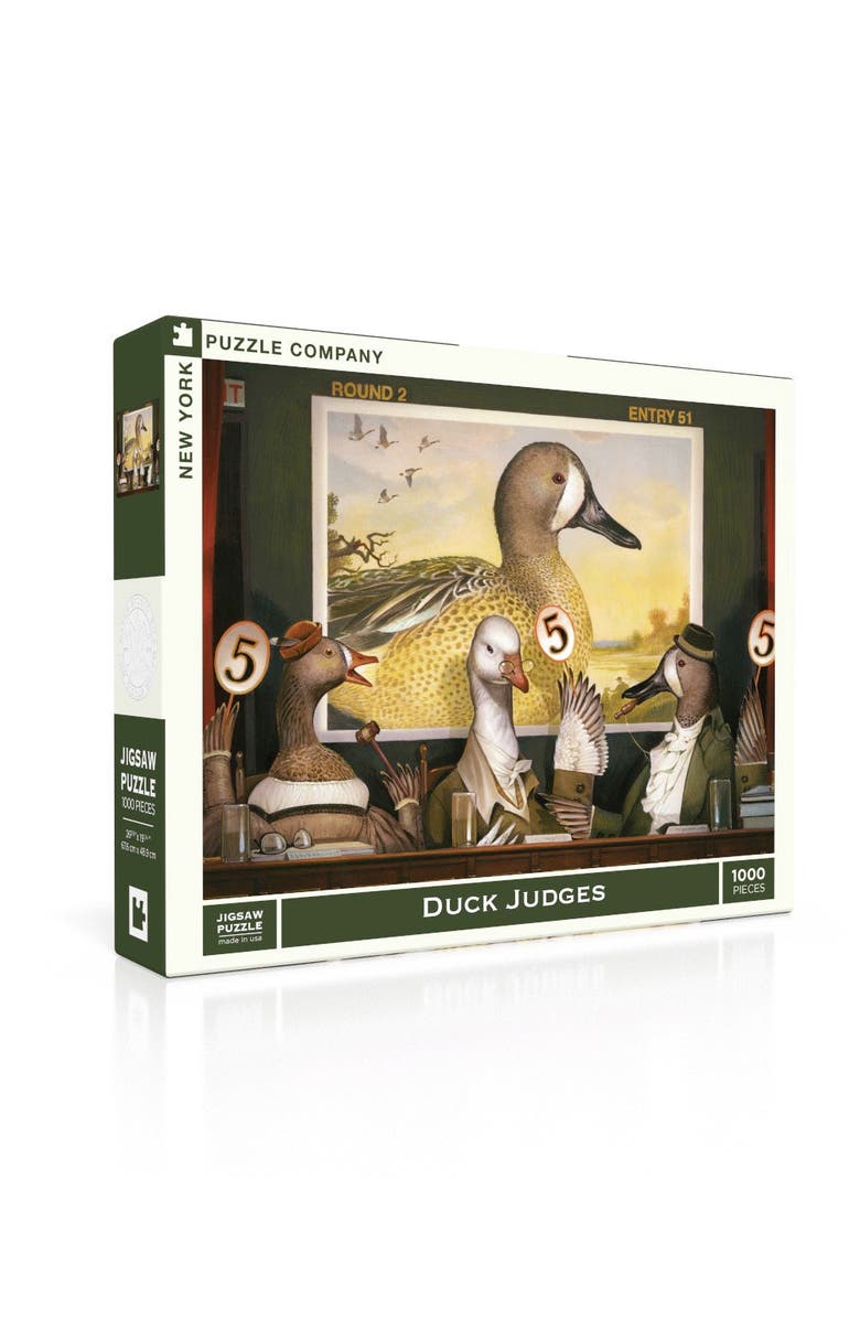 NEW YORK PUZZLE COMPANY Duck Judges 1000 Piece Puzzle, Alternate, color, NO COLOR