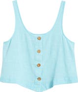 Rip Curl Classic Surf Cotton Crop Button-Up Tank