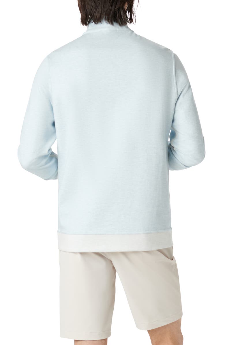 Bugatchi Quarter Zip Pullover, Alternate, color, 