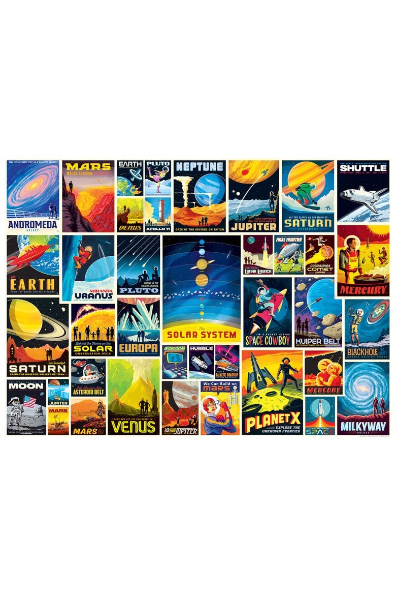 Space Travel 1000 Piece Jigsaw Puzzle, Alternate, color, Multicolor