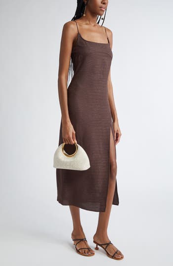 Jacquemus Le Petit Calino Croc Jacquard Top Handle Bag