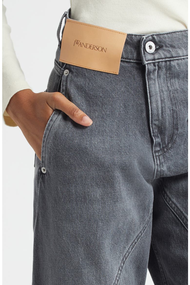 Twisted Workwear Jeans, Alternate, color, GREY