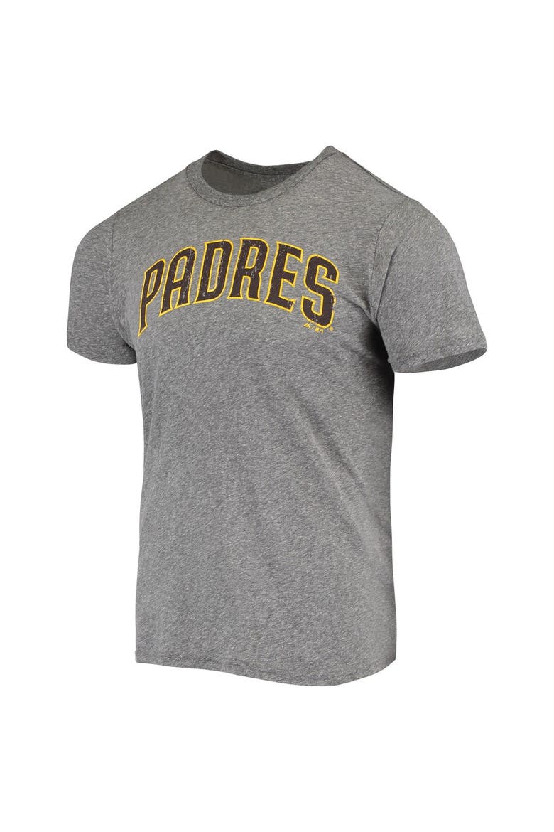 Men's Majestic Threads Fernando Tatis Jr. Heathered Gray San Diego Padres Name & Number Tri-Blend T-Shirt, Alternate, color, Gray