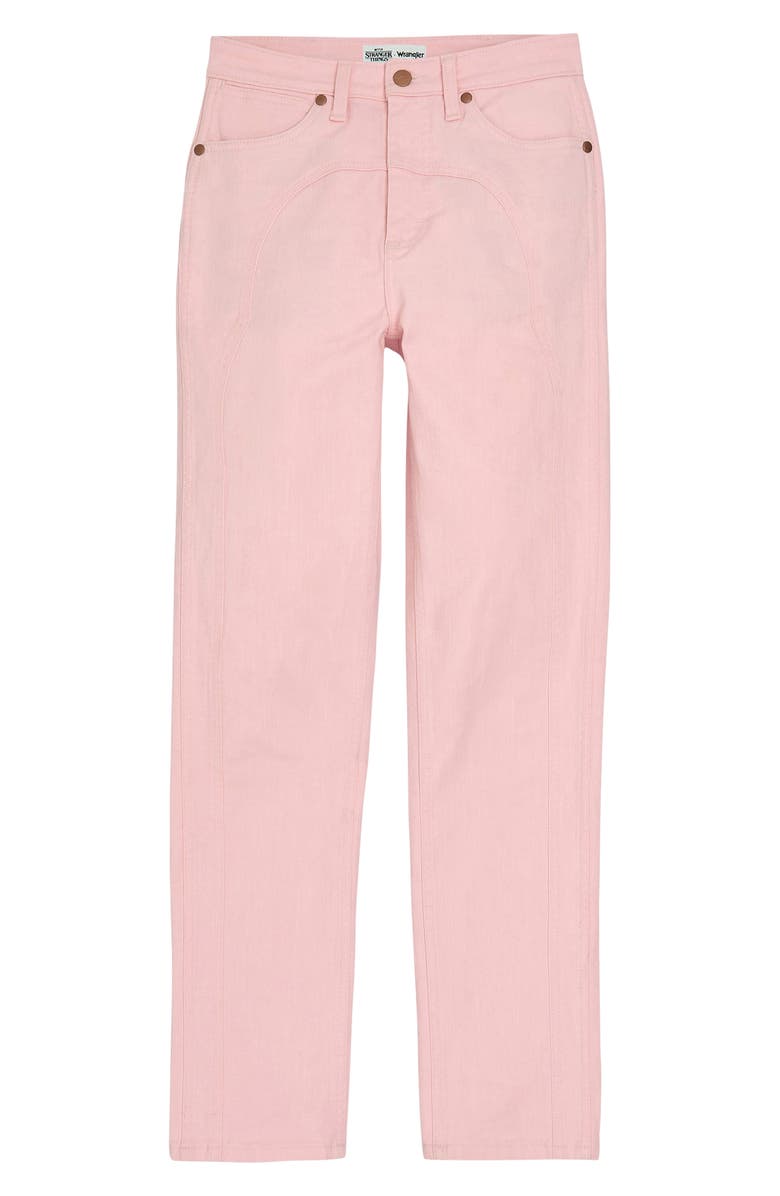Wrangler x Stranger Things Nancy Straight Leg Jeans, Alternate, color, Light Pink