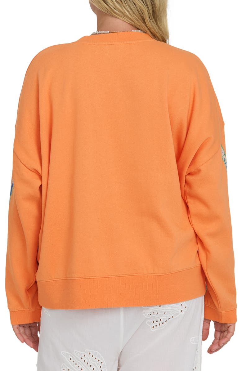 Billabong Palm Rio Graphic Sweatshirt, Alternate, color, Tangerine
