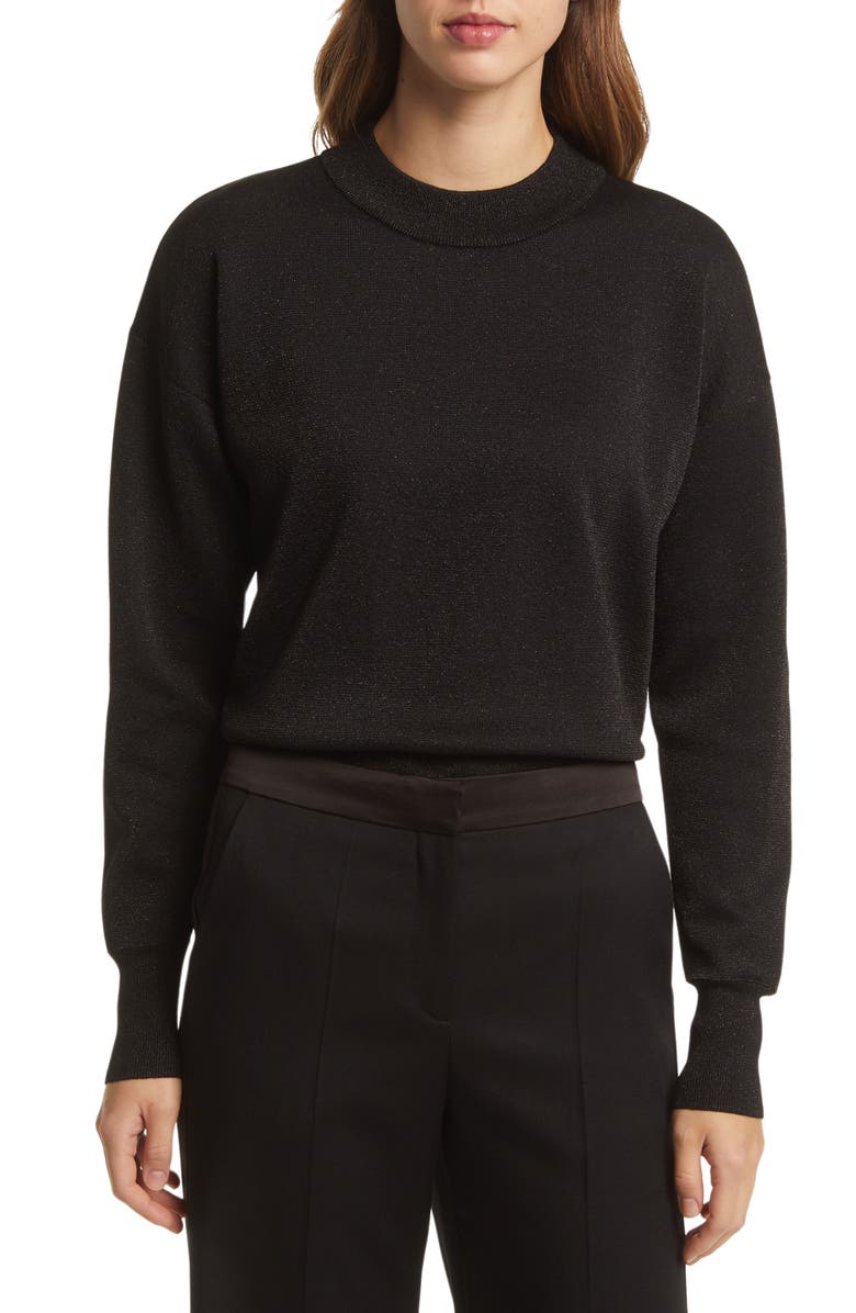 BOSS Fangal Wool Blend Crewneck Sweater, Main, color, 