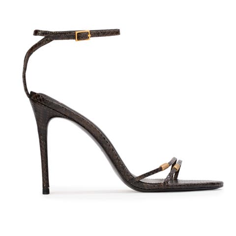 Britanny Strappy Snake Sandal