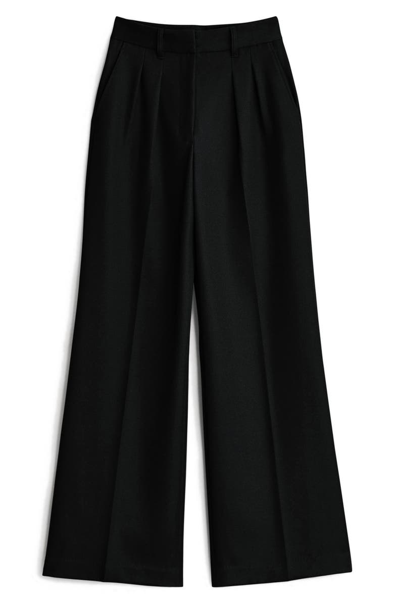 rag & bone Shelly Wide Leg Crepe Pants, Alternate, color, 