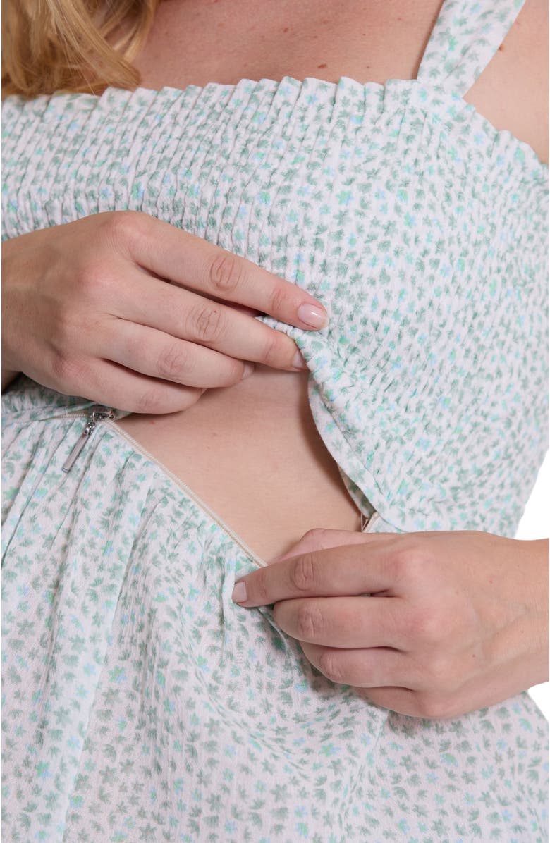 Cache Coeur Maternity and Nursing Top Ambre, Alternate, color, Sky