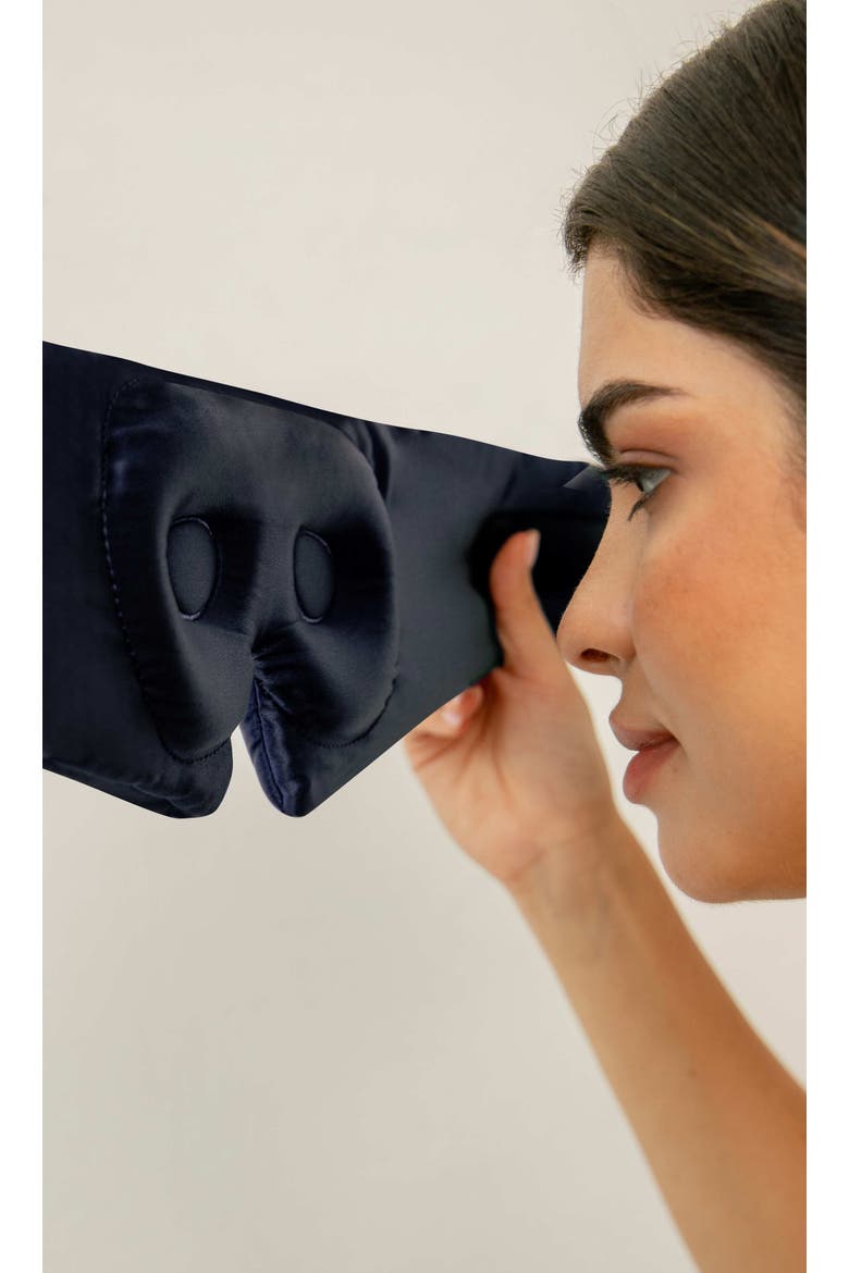 Eyelash Protecting Sleep Mask, Alternate, color, Midnight Blue