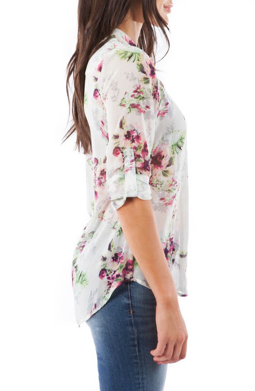 Kut From The Kloth Jasmine Chiffon Button-up Shirt