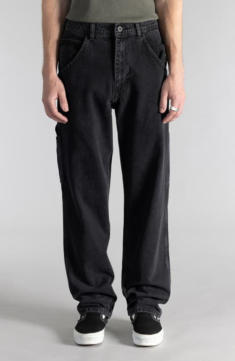 80s Tapered Leg Cotton Denim Denim Painter Pants