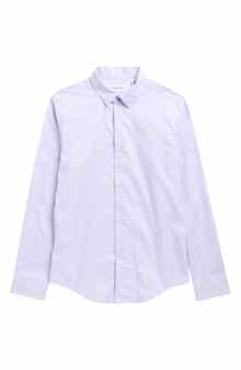 Calvin Klein Kids' Stretch Button-Up Shirt