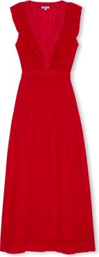 Rails Beaux Linen Blend A-Line Dress