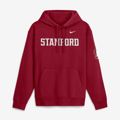 Men's Nike  Cardinal Stanford Cardinal 2026 Sideline Club Fleece Hoodie