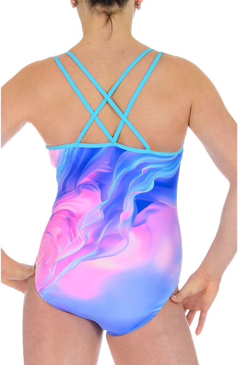 Destira Luminescent Leotard, Alternate, color, Luminescent