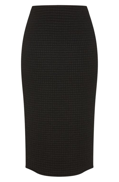 City Chic Sweet Tie Strap Open Stitch Midi Dress In Black