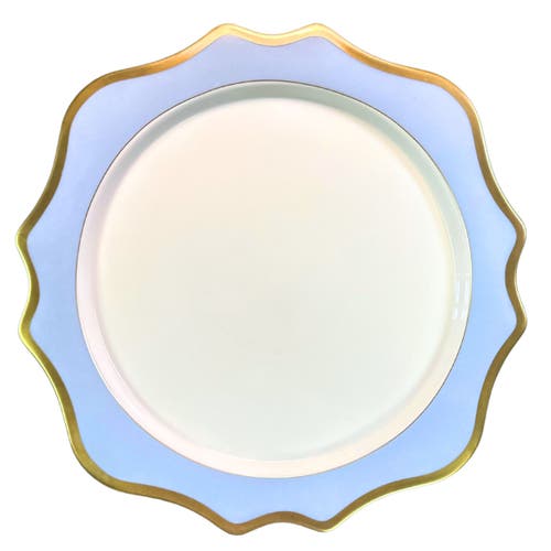 Anna Weatherley Anna's Palette Charger Plate In Sky Blue