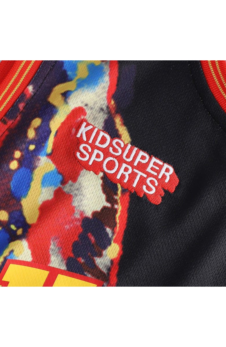 NBA X KIDSUPER Unisex NBA & KidSuper Studios by Fanatics Red Atlanta Hawks Hometown Jersey, Alternate, color, Red