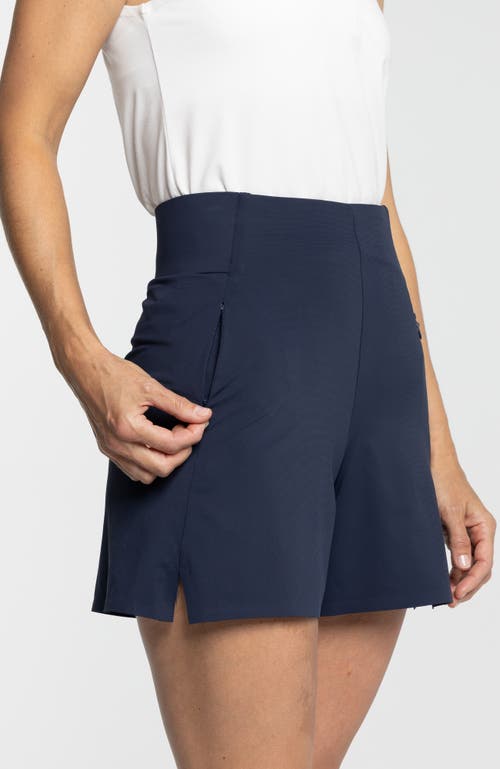 Avi Back Spin Pickleball Short In Sapphire Blue